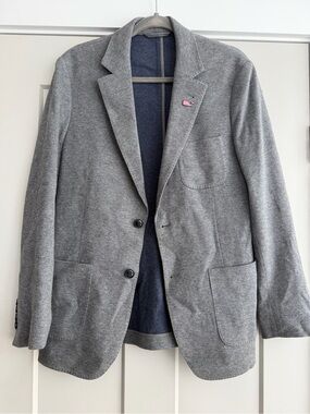 Vineyard Vines Gray Knit Sport Coat Blazer 38R